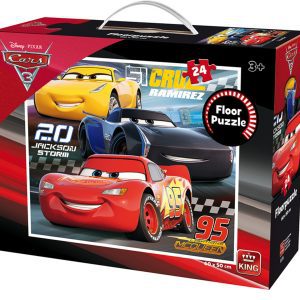 Παζλ δαπέδου Disney 24 κομματιών Cars