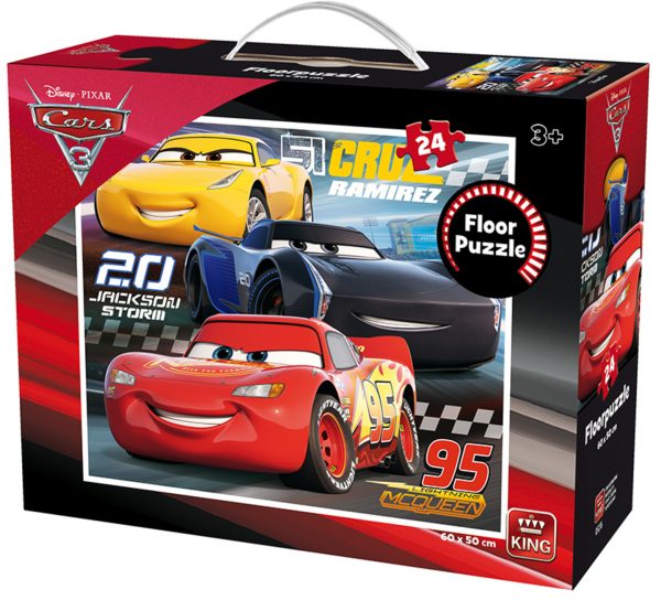 Παζλ δαπέδου Disney 24 κομματιών Cars