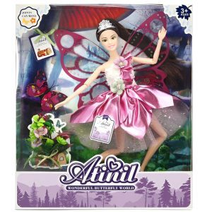 κούκλα νεράιδα barbie με φτερά που λυγίζει χέρια και πόδια