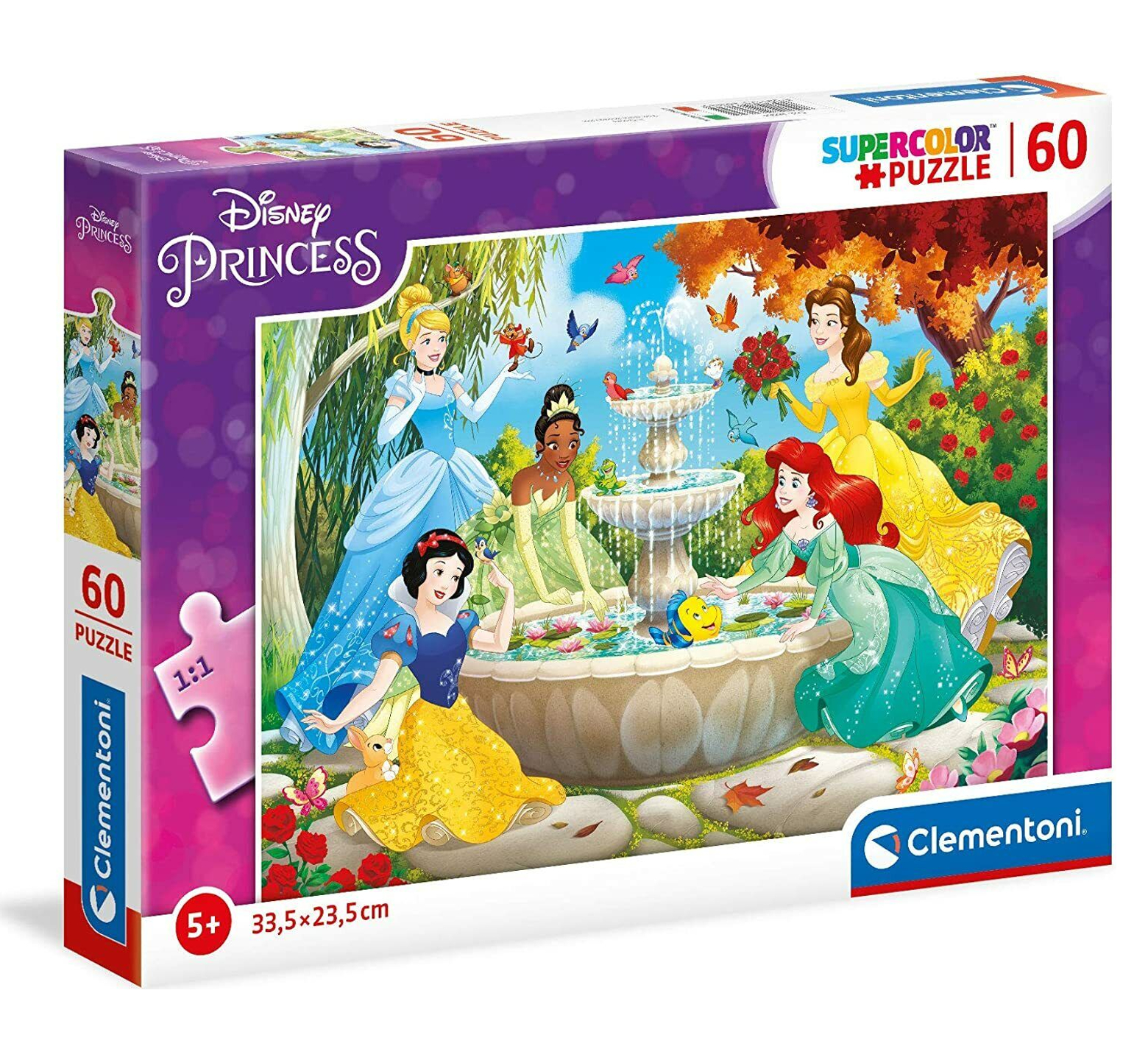 Παζλ Clementoni 60 κομματιών με τις Disney πριγκίπισσες