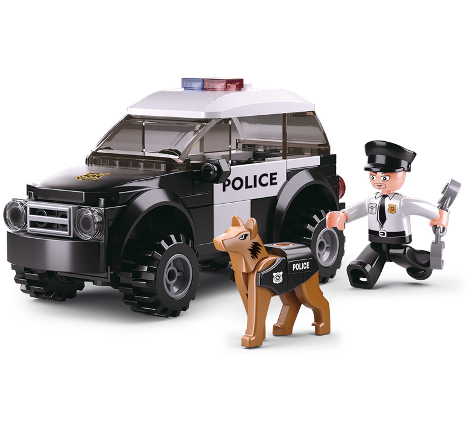 Τουβλάκια Sluban αστυνομικό τζιπ με σκύλο 78τμχ.