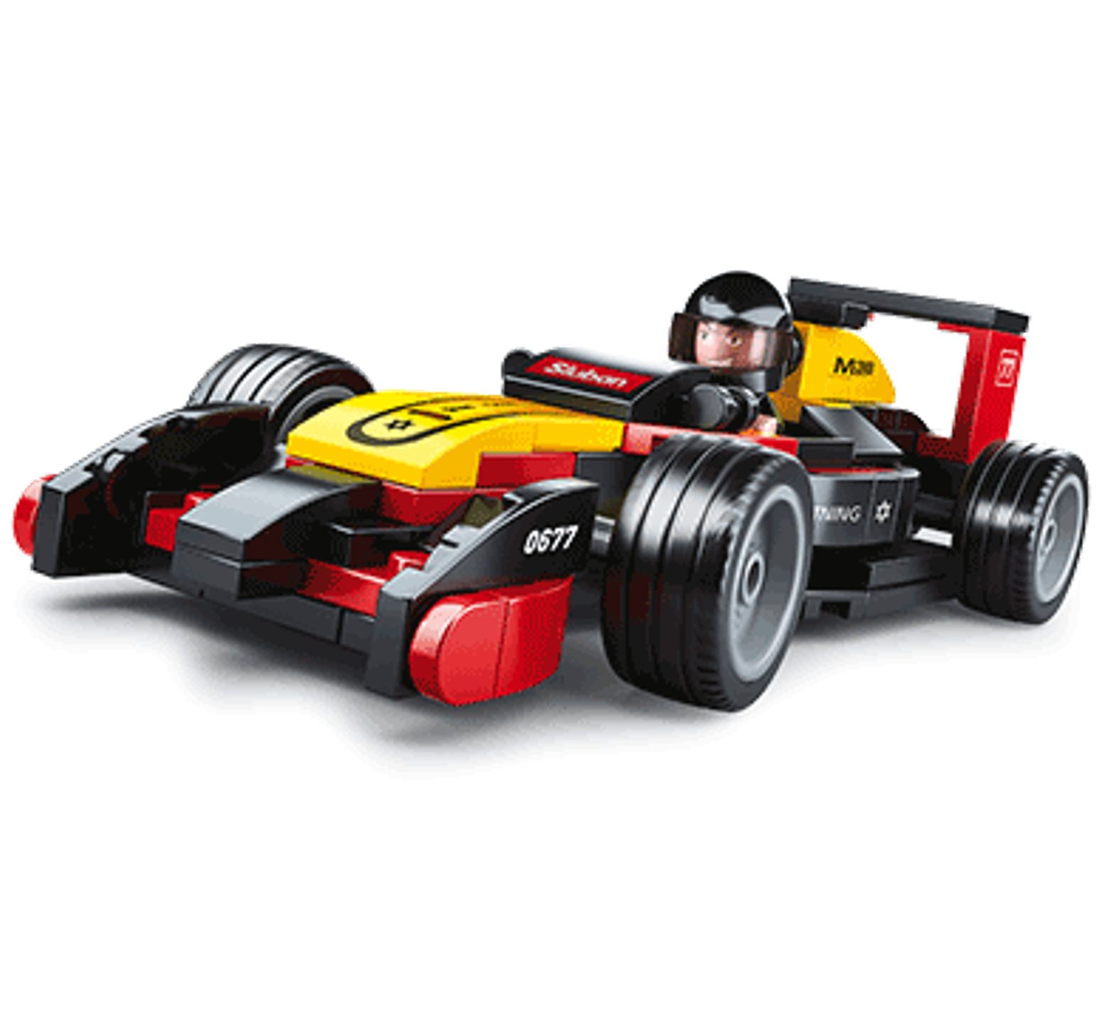 Τουβλάκια Sluban κίτρινη Formula 1 120τμχ.