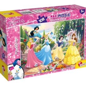 Παζλ δαπέδου Disney 108 maxi κομματιών Πριγκίπισσες double-face