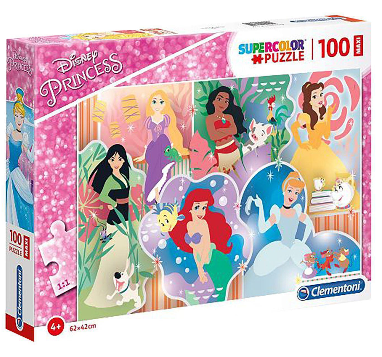 Παζλ Clementoni 100 κομματιών Disney Πριγκιπισσες maxi