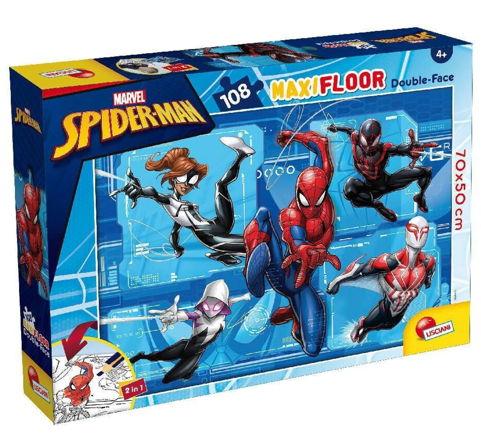 Παζλ δαπέδου 108 maxi κομματιών Spiderman