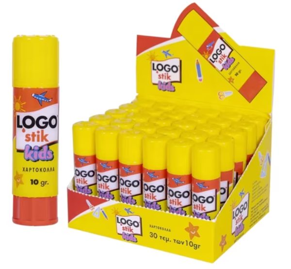 Κόλλα logo stick 10gr κορυφαίας ποιότητας κατάλληλη για χαρτί, χαρτόνι, σελοφάν
