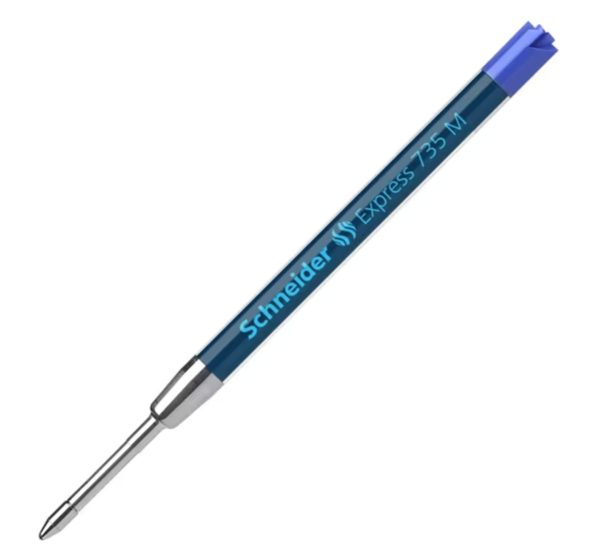 7363 μεταλλικό ανταλλακτικό για στυλό Schneider Plug+Play Parker μπλε χρωματος αδιαβροχο