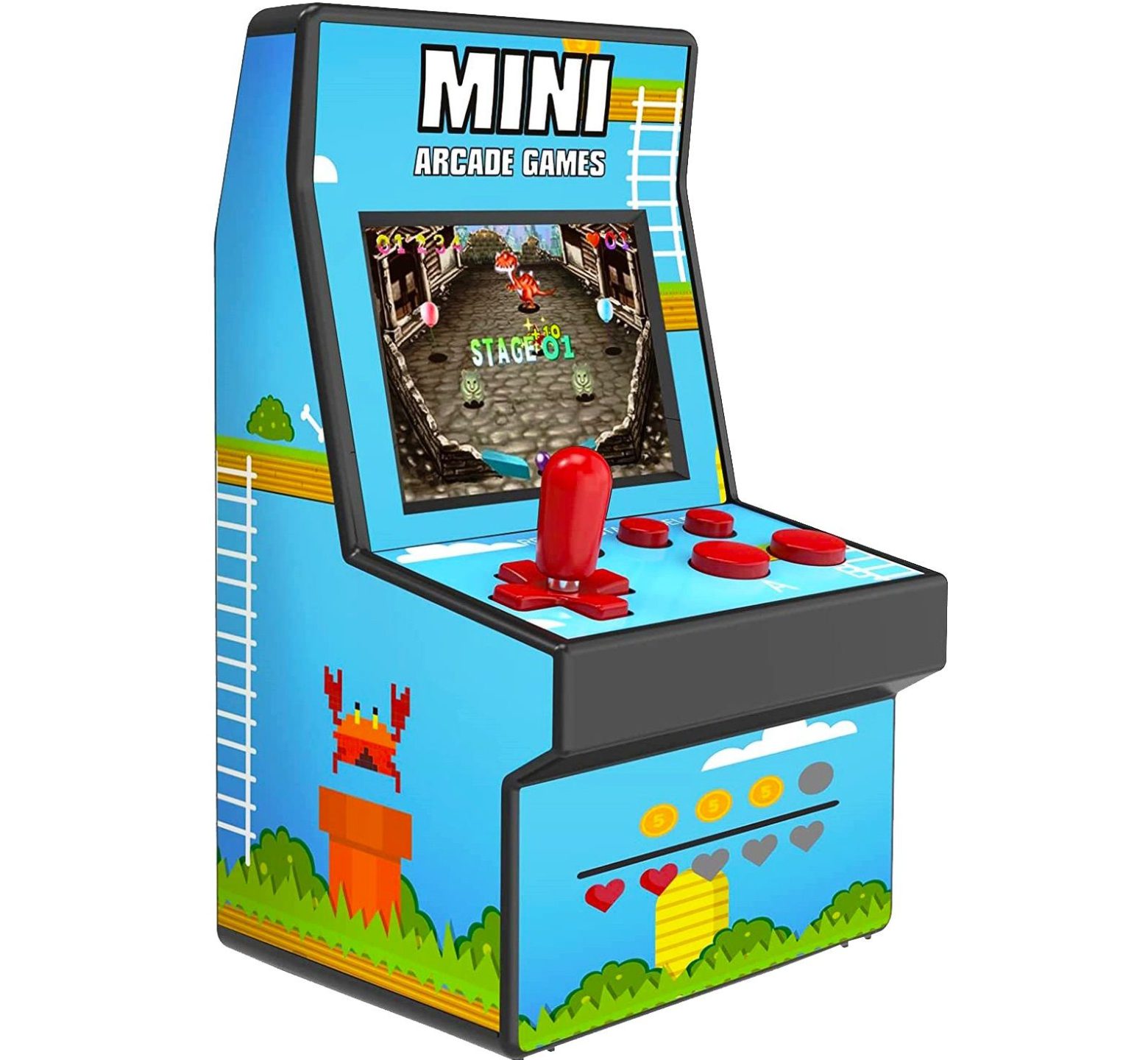 Ηλεκτρονικό Mini Arcade Games 220 παιχνίδια σε 1 16Bit