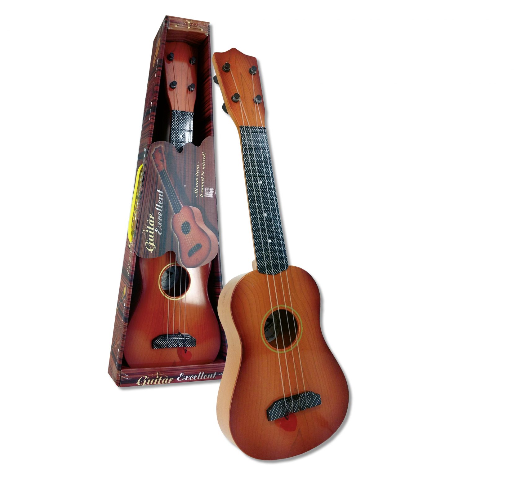 κλασσική ξύλινη κιθάρα με 4 χορδές