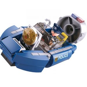 Τουβλάκια Sluban αστυνομικό hovercraft 74τμχ