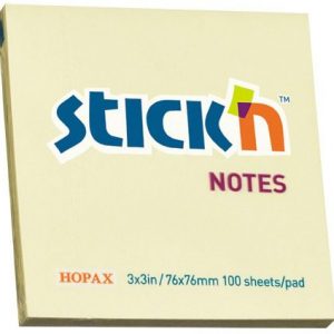 Χαρτάκια αυτοκόλλητα stick'n 76 X 76mm 100 φύλλων