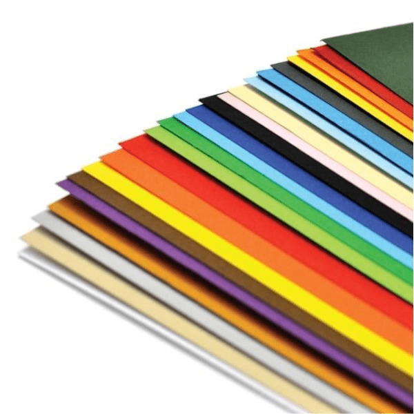 Χαρτόνια διαφόρων χρωμάτων 50 Χ 70εκ.