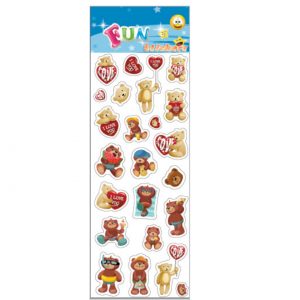 Αυτοκόλλητα fun με αρκουδάκι teddy