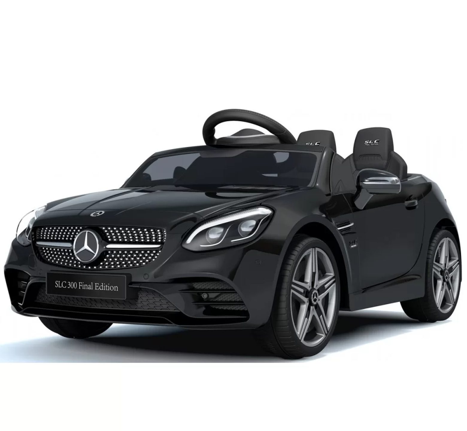 Ηλεκτροκίνητο Παιδικό Αυτοκίνητο Licensed Mercedes SLC 12V σε μαύρο χρώμα