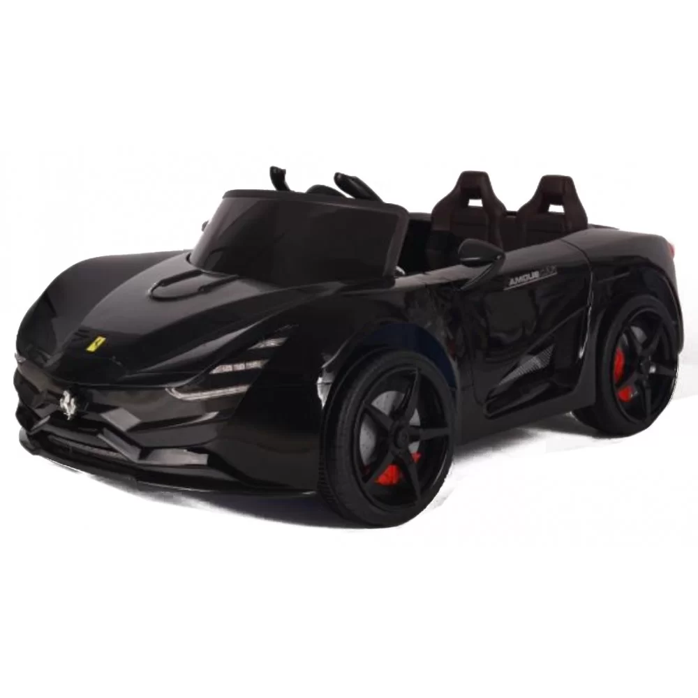 Ηλεκτροκίνητο αυτοκίνητο τύπου Ferrari 12V διθέσιο μαύρο χρώμα