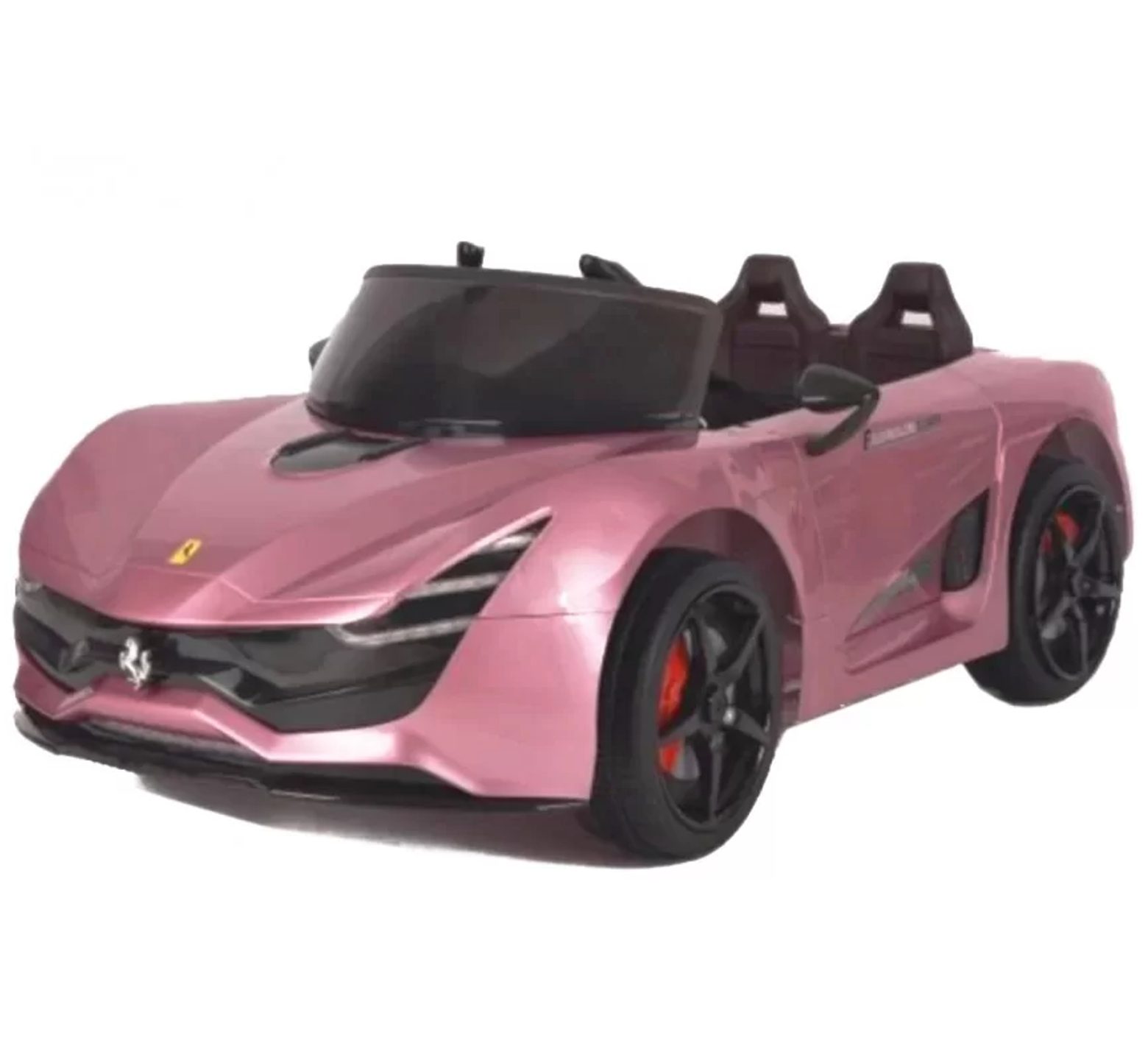 Ηλεκτροκίνητο αυτοκίνητο τύπου Ferrari 12V διθέσιο ροζ χρώμα