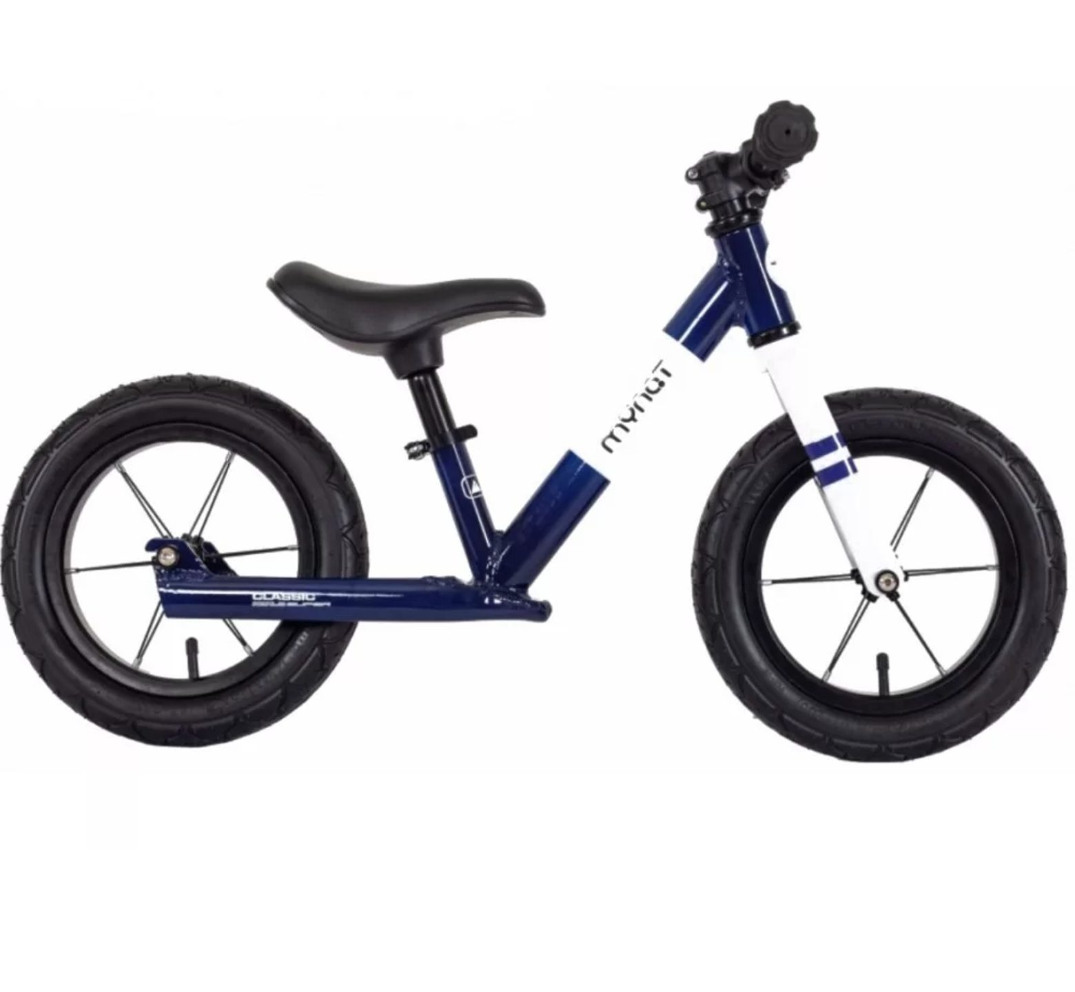 Ποδήλατο ισορροπίας Mynat classic με δερμάτινη σέλα μπλε