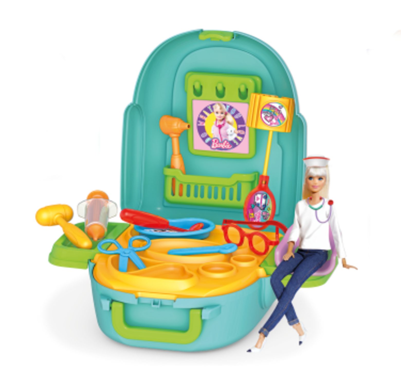 βαλιτσάκι του γιατρού και backpack Barbie