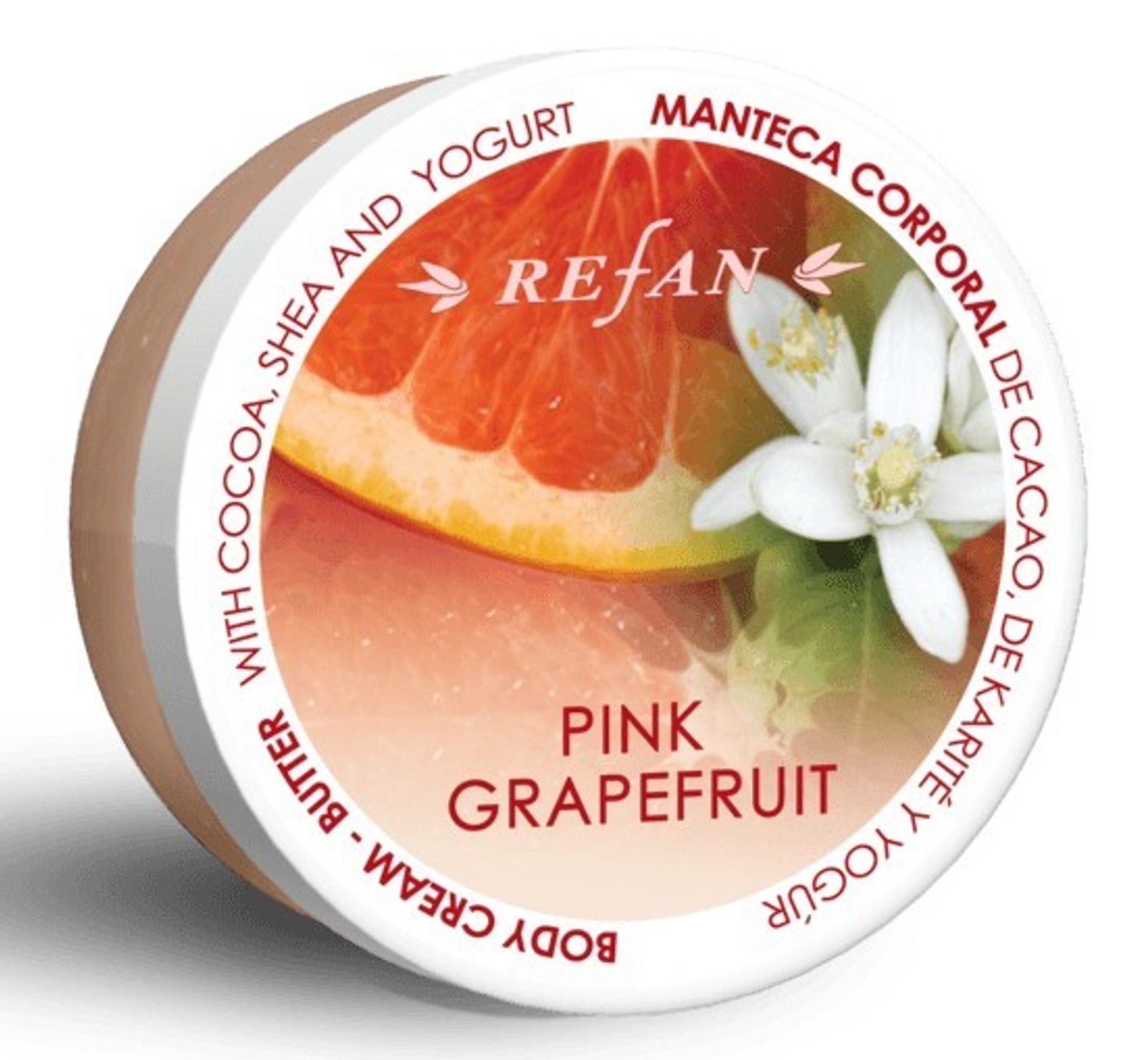 Refan Butter Σώματος Pink Grapefruit ενυδάτωση και άρωμα ροζ γκρέιπφρουτ 200ml
