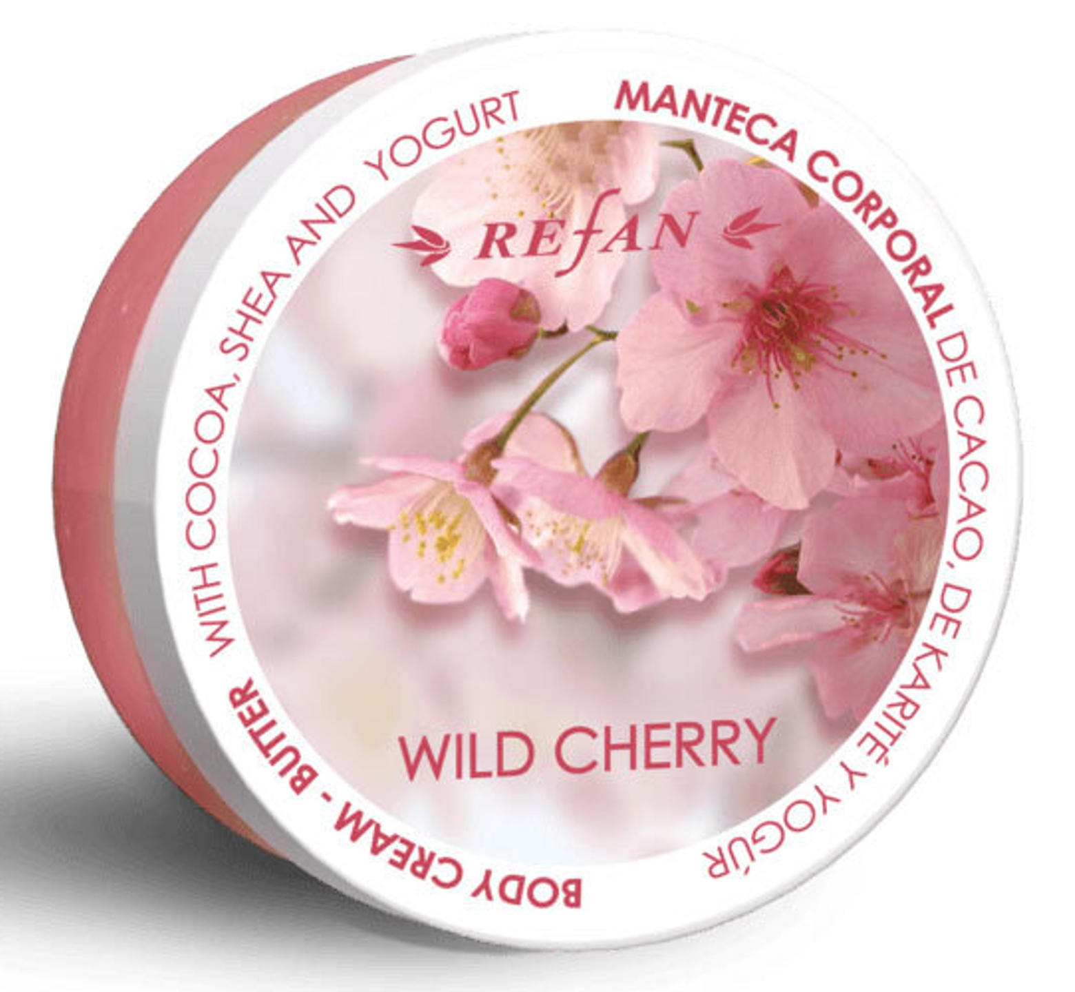 Refan Butter Σώματος Wild Cherry ενυδάτωση άρωμα αγριοκέρασο 200ml