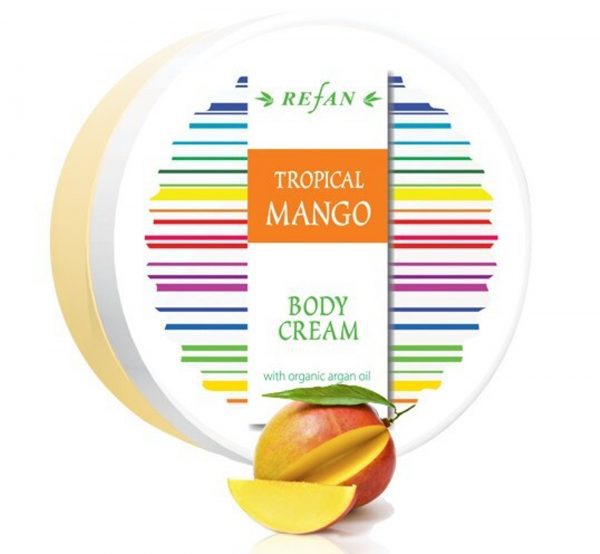 Refan Κρέμα Σώματος Tropical Mango ενυδάτωση με άρωμα τροπικό μάνγκο 200ml