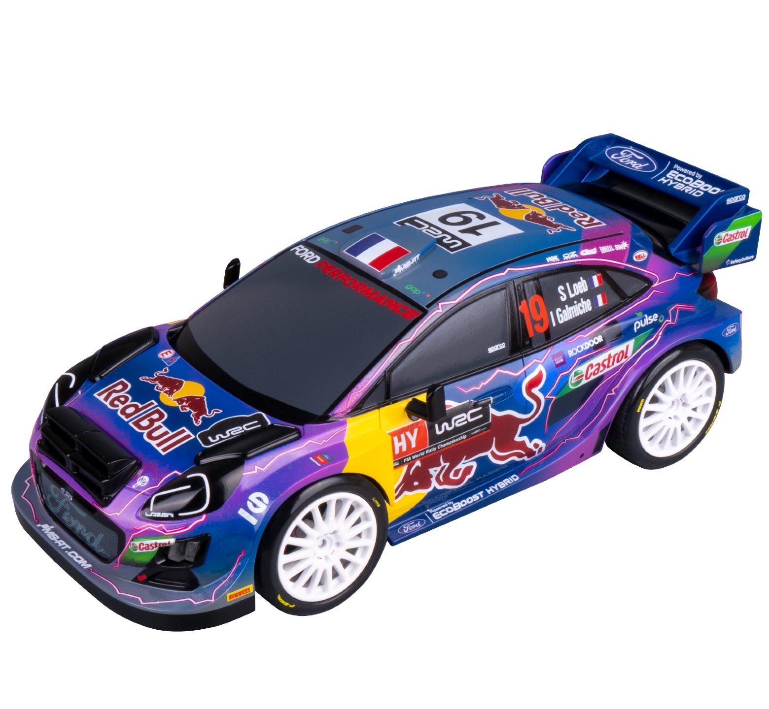 Τηλεκατευθυνόμενο αγωνιστικό αυτοκίνητο Ford Puma WRC του Sebastian Loeb κλίμακας 1:18 by Nikko