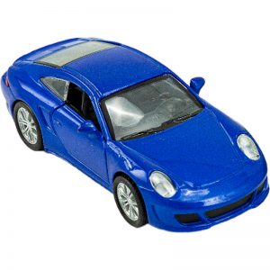 τρίθυρο αυτοκίνητο τύπου Porsche μήκους 12,7εκ. κλίμακας 1:36 με πόρτες που ανοίγουν