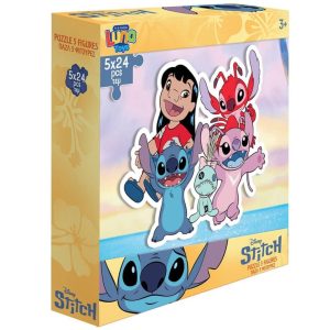 παζλ Stitch 24 κομματιών με 5 φιγούρες