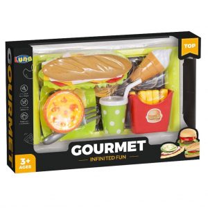 Σετ fast food για να φτιάξουμε λαχταριστά μπέργκερ  και σαντουιτς