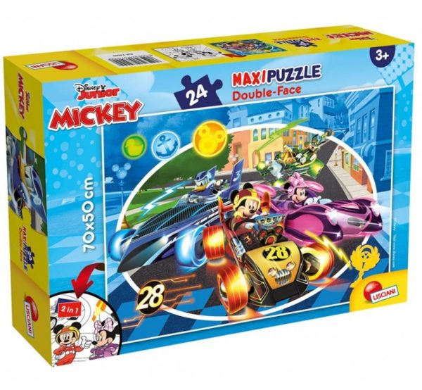 Παζλ δαπέδου Disney 24  maxi κομματιών με τον Mickey Mouse double-face