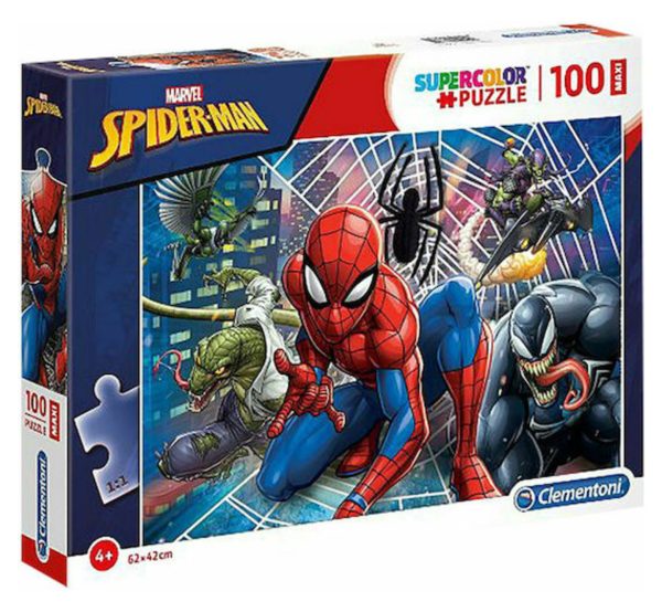 Παζλ Clementoni 100κομματιών με τον Spiderman maxi