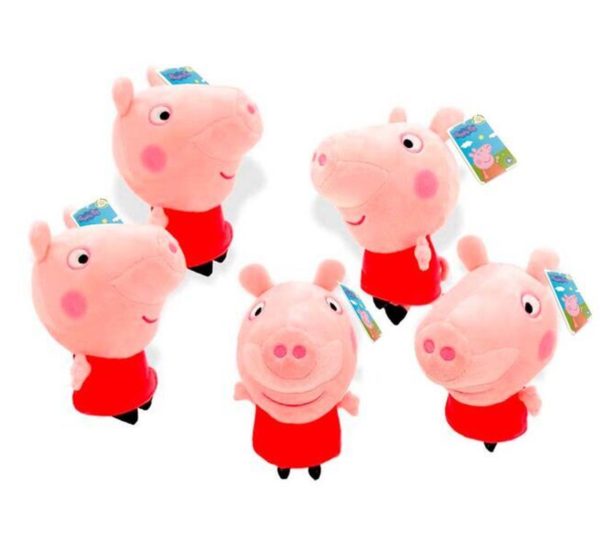 Λούτρινη μαλακή Peppa the Pig 22εκ. ύψους με μεγάλο κεφάλι