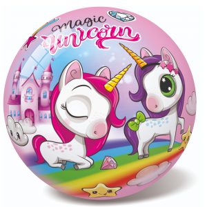 Μπάλα magic unicorn πλαστική διαμέτρου 14εκ