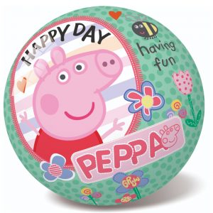 Μπάλα με την Peppa Pig happy day πλαστική διαμέτρου 14εκ