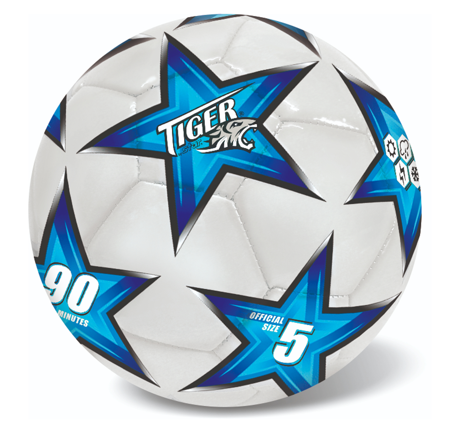Μπάλα ποδοσφαίρου αστέρι Soccer Club μπλε διαμέτρου 23εκ