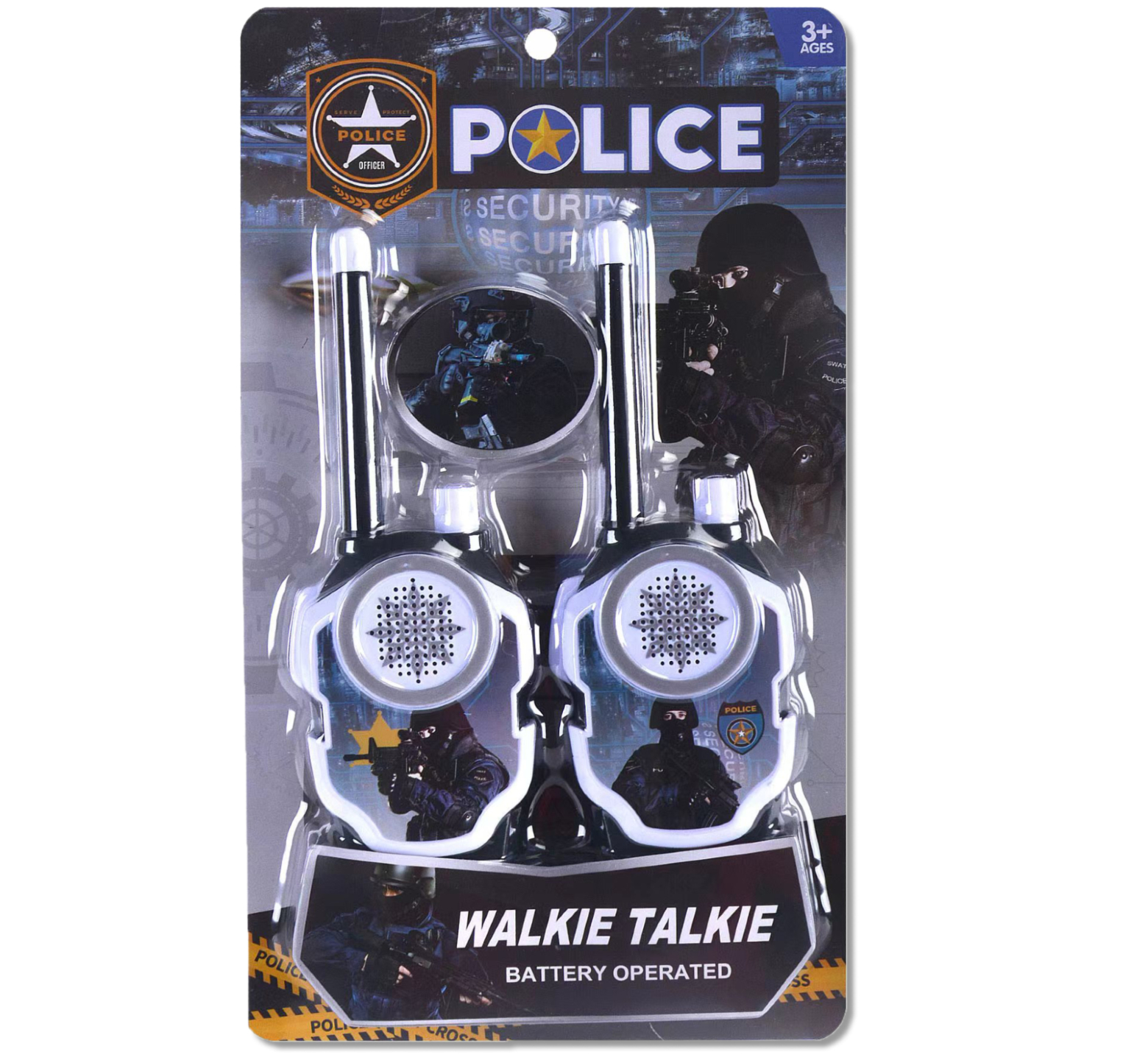 Ασύρματα walkie talkie αστυνομίας μπαταρίας