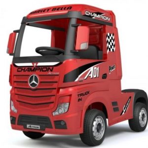 Ηλεκτροκίνητο φορτηγό Mercedes Benz Actros Licensed 12V σε κόκκινο χρώμα