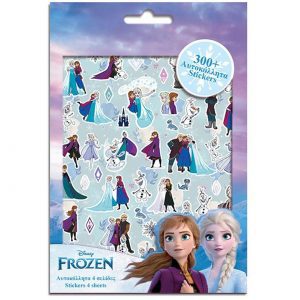 αυτοκόλλητα Frozen σε μπλοκ 300 τμχ