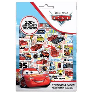αυτοκόλλητα Cars σε μπλοκ 300 τμχ.