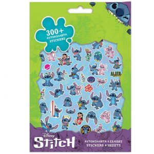 αυτοκόλλητα Stitch σε μπλοκ 300 τμχ
