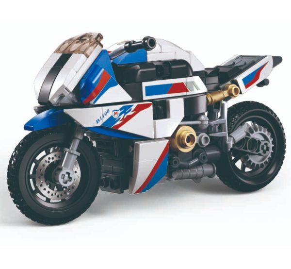 Τουβλάκια Sluban μπλε μηχανή 1000RR 242τμχ