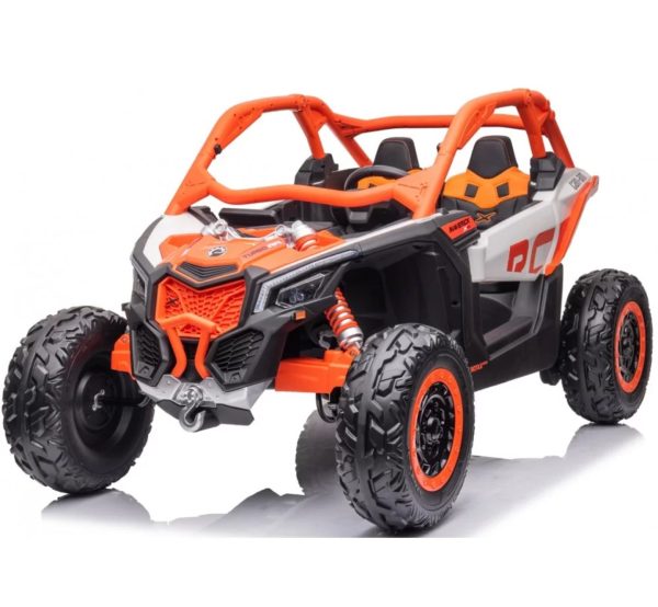 Ηλεκτροκίνητο διθέσιο Buggy Licensed Can Am Maverick 24Volt σε πορτοκαλί χρώμα