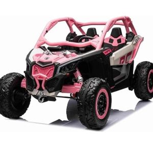 Ηλεκτροκίνητο διθέσιο Buggy Licensed Can Am Maverick 24Volt σε ροζ χρώμα