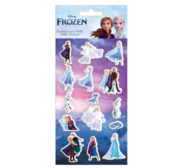 Αυτοκόλλητα puffy (φουσκωτά) με Frozen