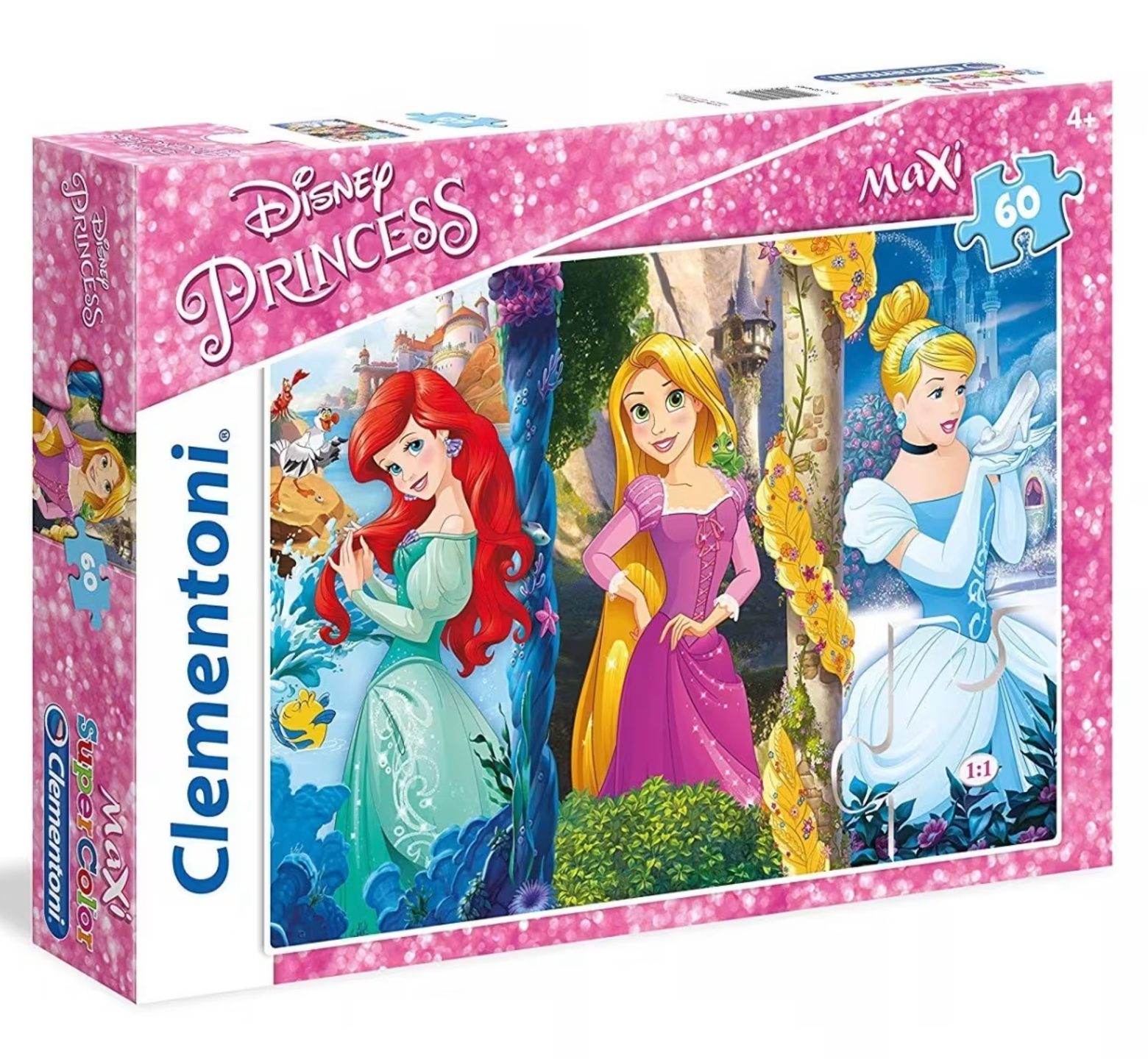 Παζλ 60 κομματιών με τις Disney Πριγκίπισσες maxi