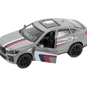Μεταλλικό τζιπ Bmw X6 μήκους 11εκ.  με ανοιγόμενες πόρτες, σε 4 χρώματα