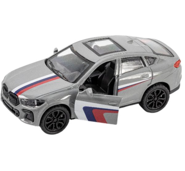 Μεταλλικό τζιπ Bmw X6 μήκους 11εκ.  με ανοιγόμενες πόρτες, σε 4 χρώματα