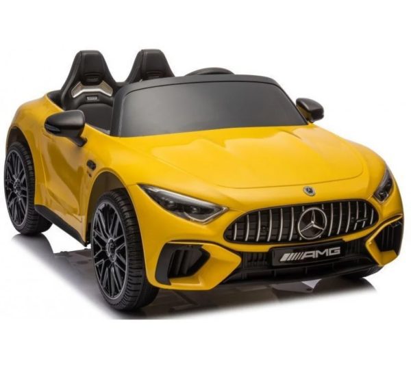 Ηλεκτροκίνητο αυτοκίνητο Licensed Mercedes AMG SL63 12Volt σε κίτρινο χρώμα