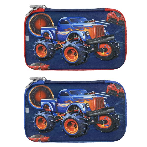 Κασετίνα άδεια ορθογώνια μεγάλη 3D off road jeep