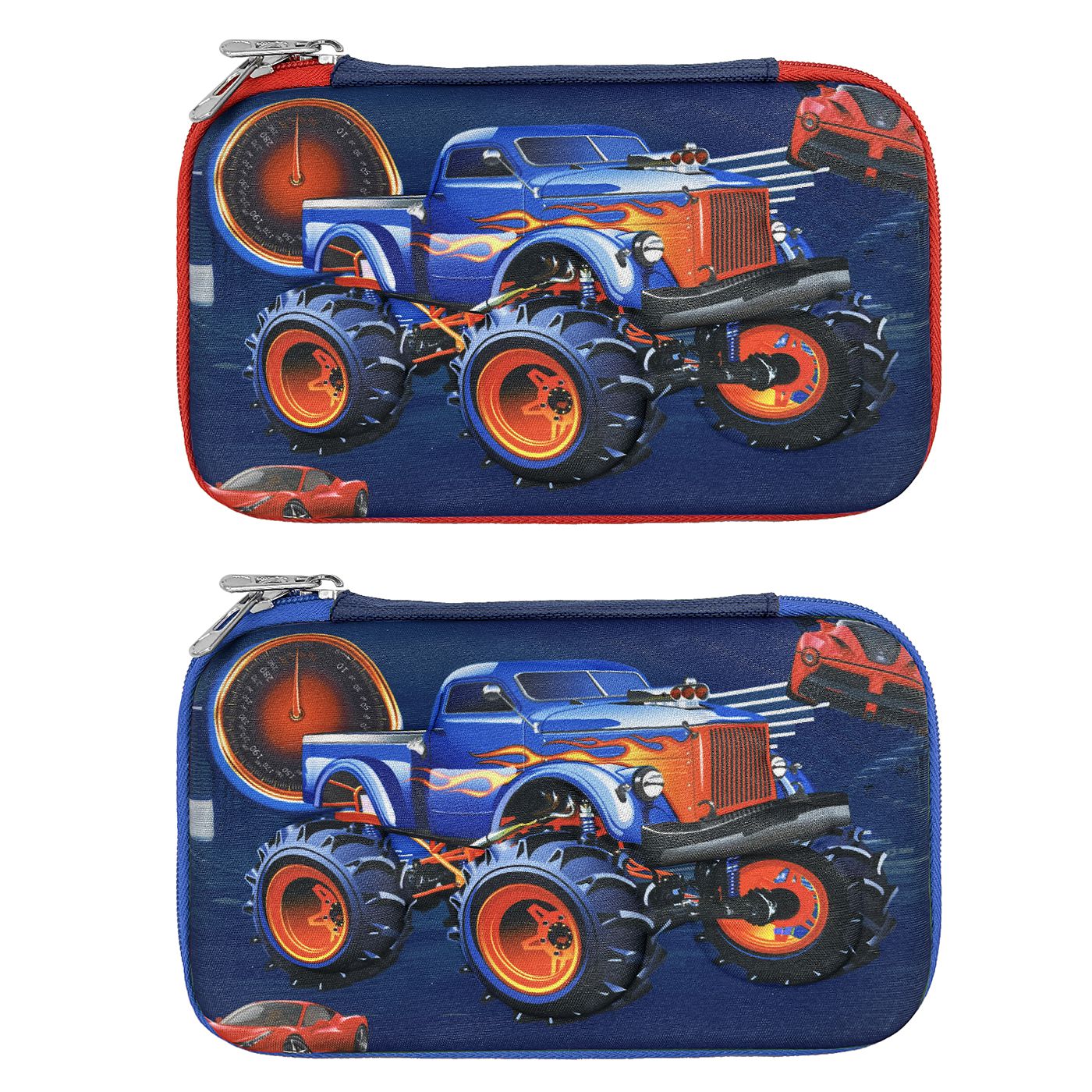 Κασετίνα άδεια ορθογώνια μεγάλη 3D off road jeep